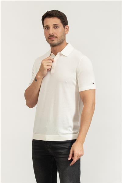 Tommy Hilfiger Erkek Polo Yaka T-Shirt Sarı