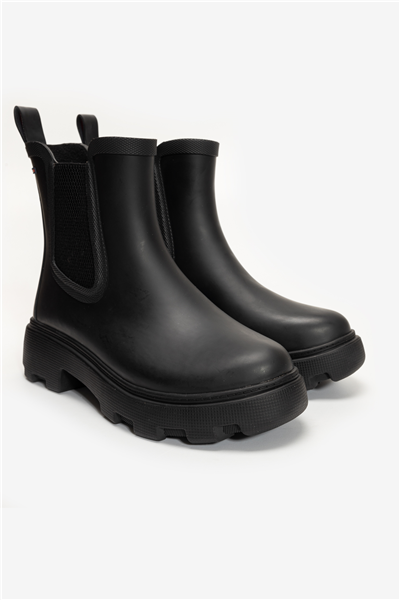 Tommy Hilfiger Flag Ankle Rainboot Warm Lining Kadın Bot