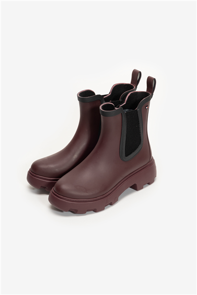 Tommy Hilfiger Flag Ankle Rainboot Warm Lining Kadın Bot