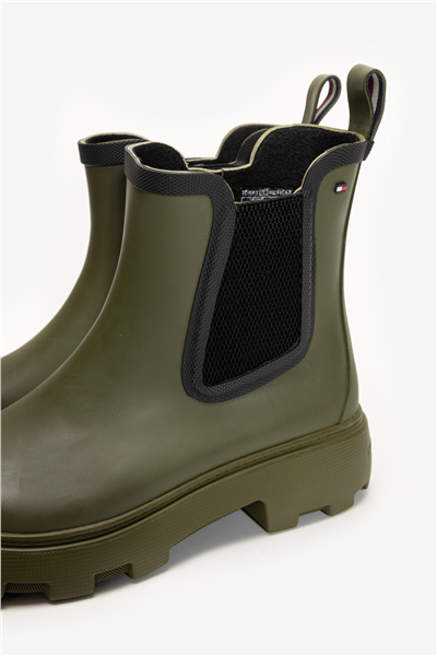 Tommy Hilfiger Flag Ankle Rainboot Warm Lining Kadın Bot