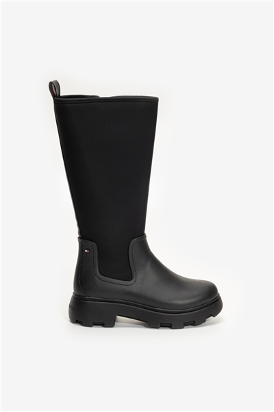 Tommy Hilfiger Flag Long Rainboot Warm Lining Kadın Bot