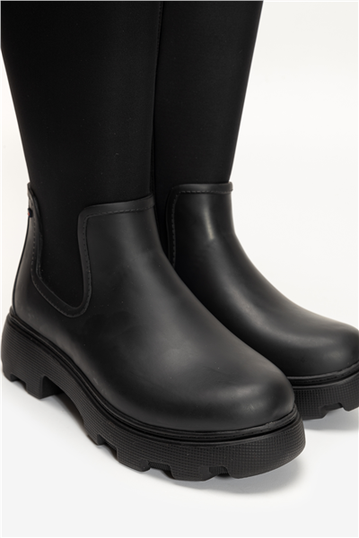 Tommy Hilfiger Flag Long Rainboot Warm Lining Kadın Bot