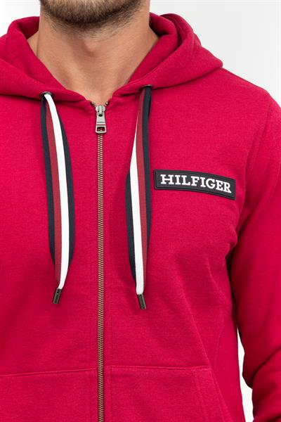 Tommy Hilfiger Global Stripe Erkek Fermuarlı Sweatshirt