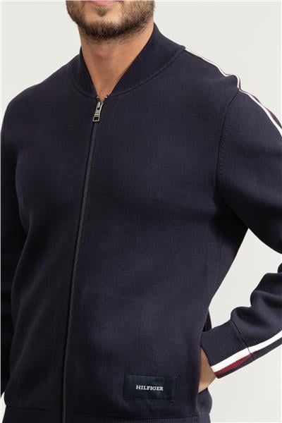 Tommy Hilfiger Global Stripe Erkek Hırka