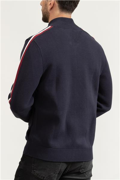 Tommy Hilfiger Global Stripe Erkek Hırka