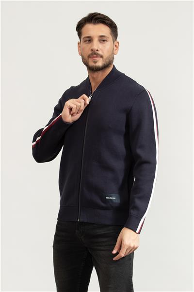 Tommy Hilfiger Global Stripe Erkek Hırka