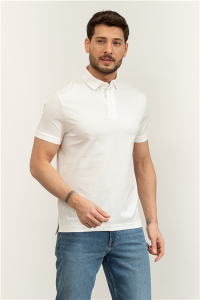 Tommy Hilfiger Hidden Placket Detail Reg Polo Erkek Polo Yaka T-Shirt