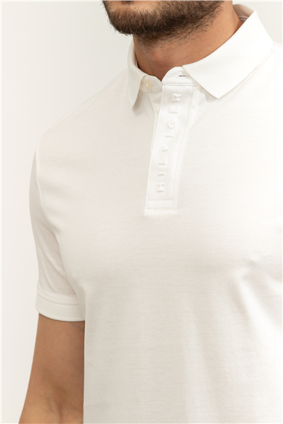 Tommy Hilfiger Hidden Placket Detail Reg Polo Erkek Polo Yaka T-Shirt