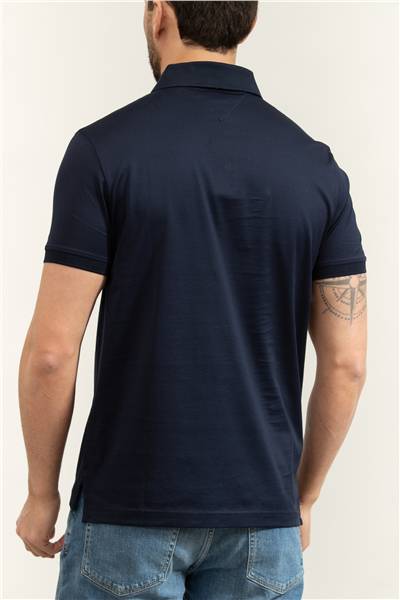 Tommy Hilfiger Hidden Placket Detail Reg Polo Erkek Polo Yaka T-Shirt