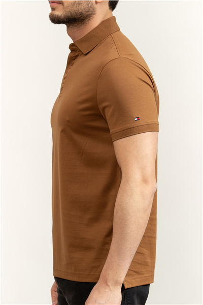 Tommy Hilfiger Hidden Placket Detail Reg Polo Erkek Polo Yaka T-Shirt