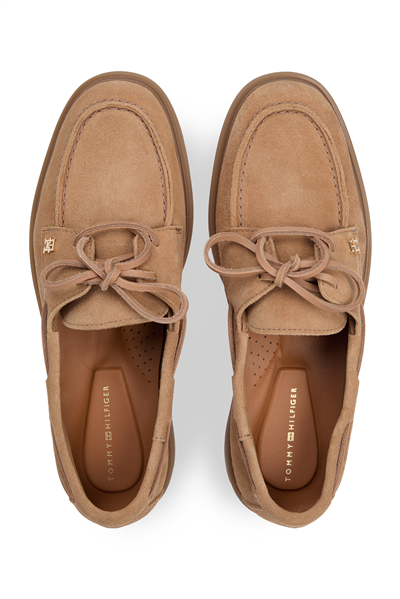 Tommy Hilfiger Light Suede Boat Sho Kadın Loafer