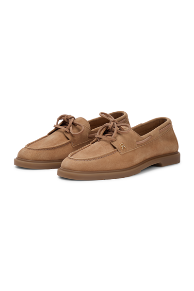Tommy Hilfiger Light Suede Boat Sho Kadın Loafer