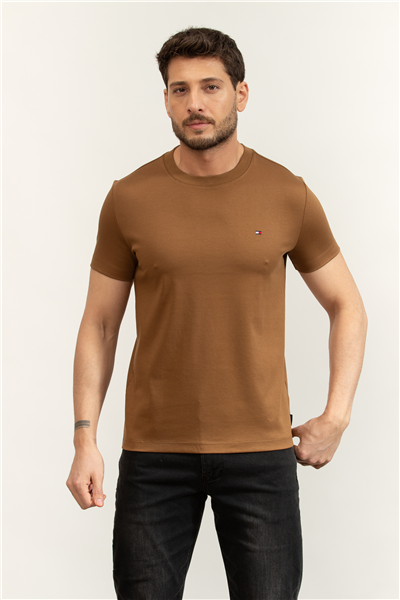 Tommy Hilfiger Luxury Interlock Tee Erkek Bisiklet Yaka T-Shirt