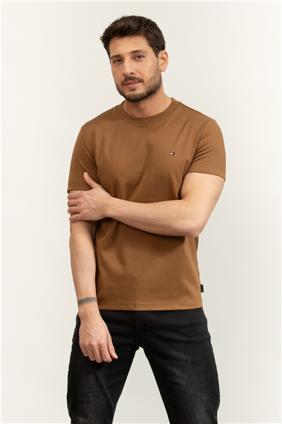 Tommy Hilfiger Luxury Interlock Tee Erkek Bisiklet Yaka T-Shirt