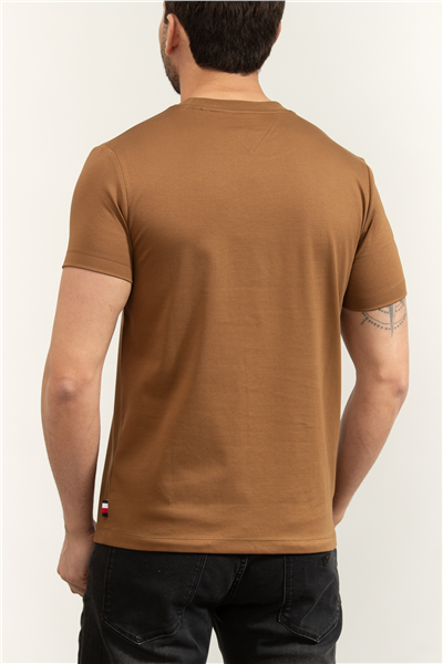 Tommy Hilfiger Luxury Interlock Tee Erkek Bisiklet Yaka T-Shirt