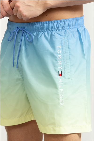 Tommy Hilfiger Medium Drawstring Print Erkek Şort Mayo