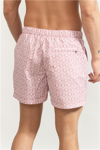 Tommy Hilfiger Medium Drawstring Print Erkek Şort Mayo