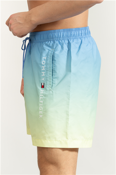 Tommy Hilfiger Medium Drawstring Print Erkek Şort Mayo