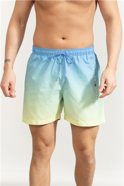 Tommy Hilfiger Medium Drawstring Print Erkek Şort Mayo