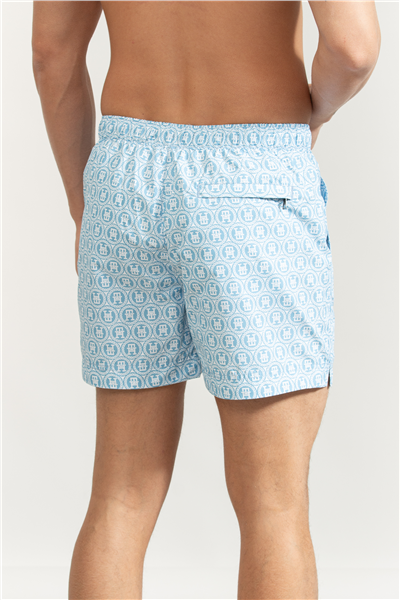 Tommy Hilfiger Medium Drawstring Print Erkek Şort Mayo