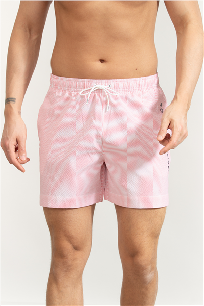 Tommy Hilfiger Medium Drawstring Stripe Erkek Şort Mayo