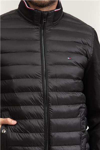 Tommy Hilfiger Mix Media Ess Rwb Stand Collar Erkek Mont