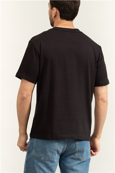 Tommy Hilfiger Modern Athleisure H Badge Tee Erkek Bisiklet Yaka T-Shirt