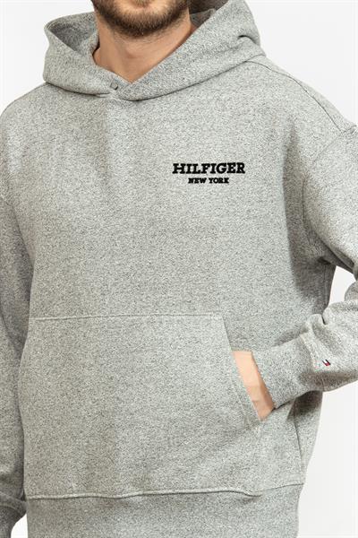 Tommy Hilfiger Monotype Mouline Erkek Kapüşonlu Sweatshirt