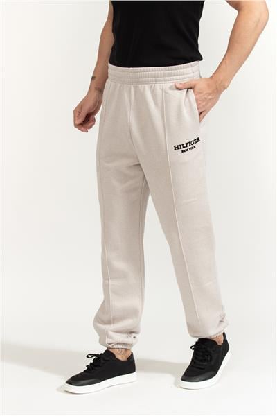 Tommy Hilfiger Monotype Mouline Erkek Eşofman Altı Gri