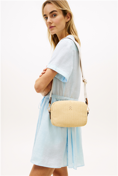 Tommy Hilfiger Popette Camera Bag R Kadın Mini Omuz Çantası