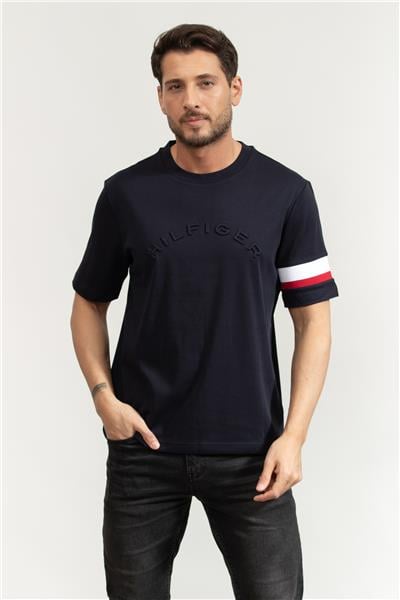 Tommy Hilfiger Rwb Insert Tee Erkek Bisiklet Yaka T-Shirt