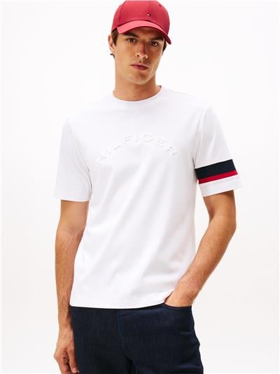 Tommy Hilfiger Rwb Insert Tee Erkek Bisiklet Yaka T-Shirt