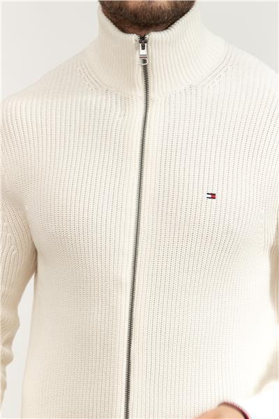 Tommy Hilfiger Rwb Rib Zip Through Erkek Triko