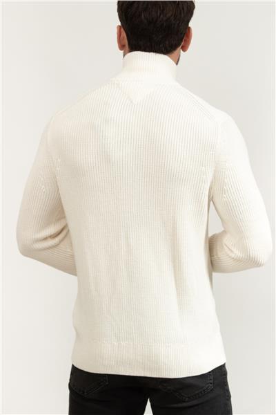 Tommy Hilfiger Rwb Rib Zip Through Erkek Triko