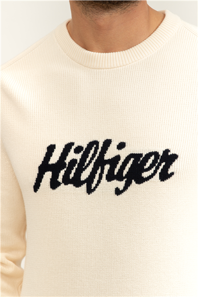 Tommy Hilfiger Seasonal Graphic Cotton Cneck Erkek Triko