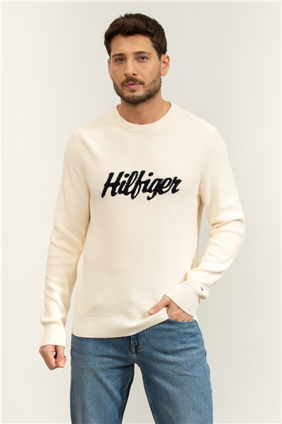 Tommy Hilfiger Seasonal Graphic Cotton Cneck Erkek Triko