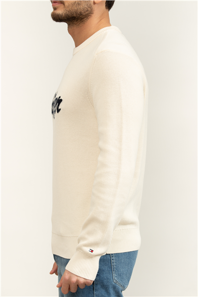 Tommy Hilfiger Seasonal Graphic Cotton Cneck Erkek Triko