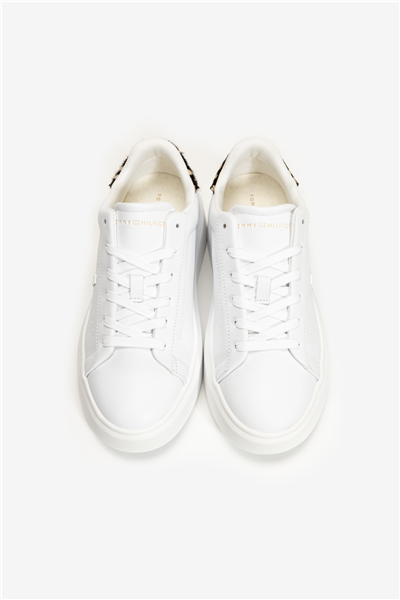 Tommy Hilfiger Shiny Leather Platform Kadın Sneaker