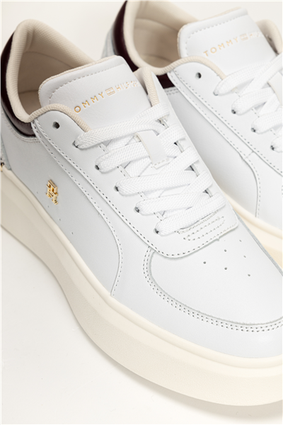 Tommy Hilfiger Shiny Leather Platform Kadın Sneaker