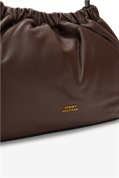 Tommy Hilfiger Soft Leather Shoulder Bag Kadın Omuz Çantası