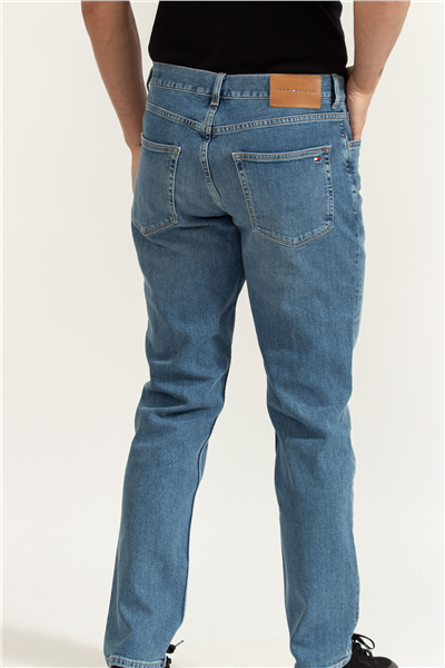 Tommy Hilfiger Straight Denton Str Whily Blue Erkek Jean Pantolon