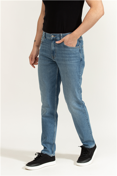 Tommy Hilfiger Straight Denton Str Whily Blue Erkek Jean Pantolon