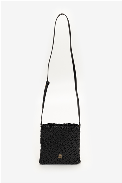 Tommy Hilfiger TH Braided Crossover Kadın Mini Omuz Çantası