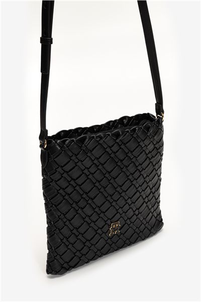 Tommy Hilfiger TH Braided Crossover Kadın Mini Omuz Çantası