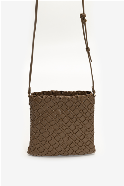 Tommy Hilfiger TH Braided Crossover Kadın Mini Omuz Çantası