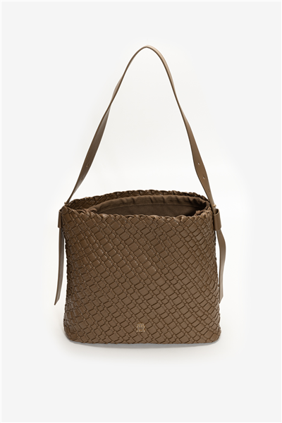 Tommy Hilfiger TH Braided Maxi Hobo Kadın Mini Omuz Çantası