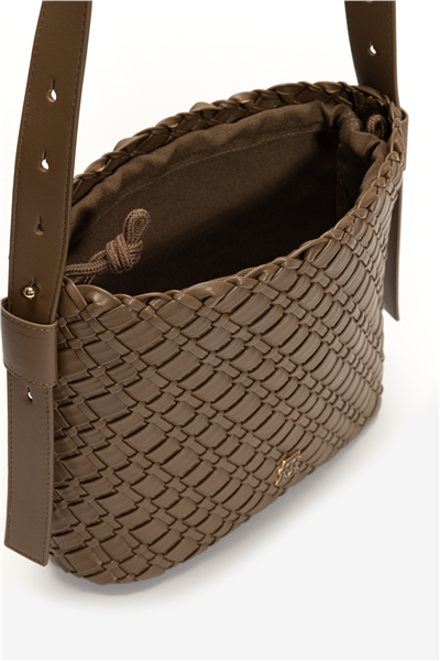 Tommy Hilfiger TH Braided Shoulder Bag Kadın Mini Omuz Çantası