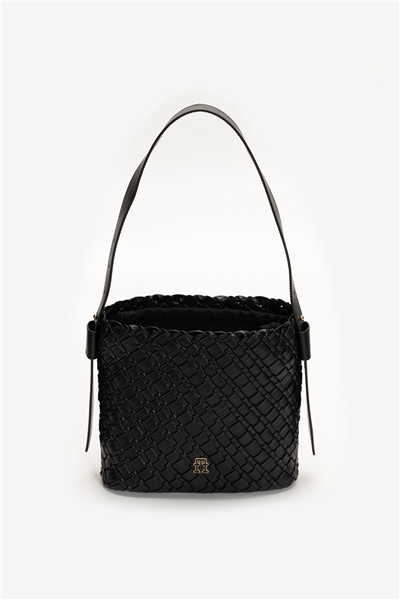 Tommy Hilfiger TH Braided Shoulder Bag Kadın Mini Omuz Çantası