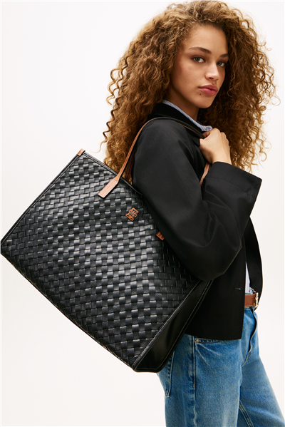 Tommy Hilfiger Th City Tote Kadın Mini Omuz Çantası