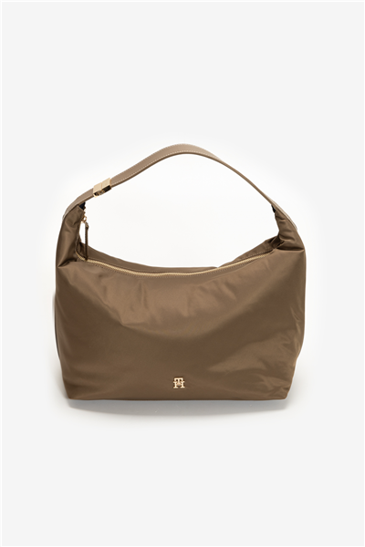 Tommy Hilfiger TH Go Hobo Nylon Kadın Omuz Çantası